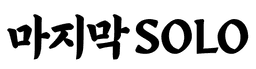 마지막SOLO 로고